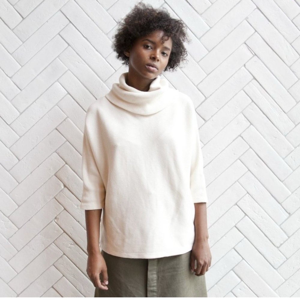 Esby Mesa Ribbed Dolman Turtleneck XS